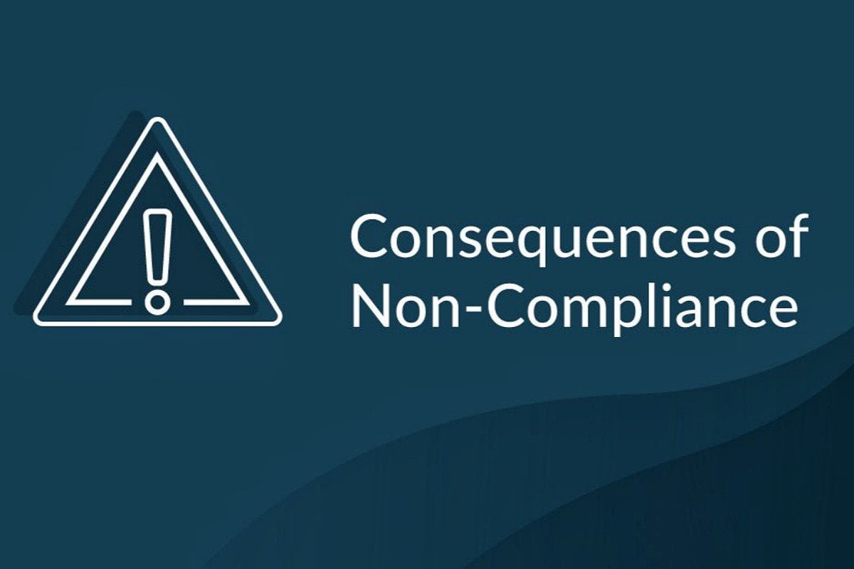 Rejected shipments due to non-compliance